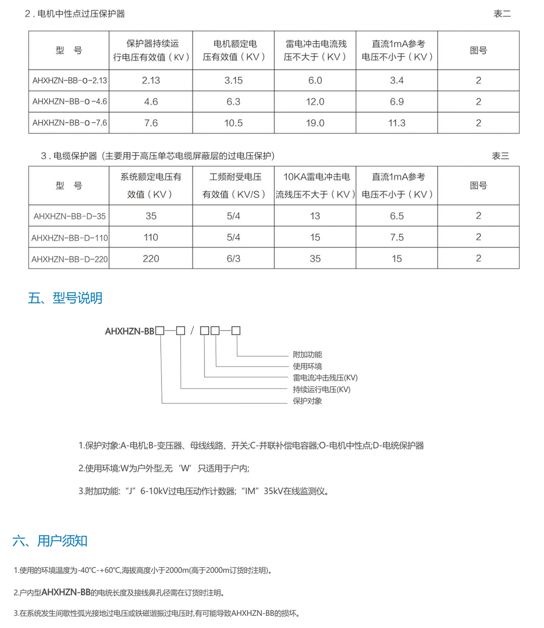 過電壓保護(hù)裝置AHXHZN一BB(圖3)